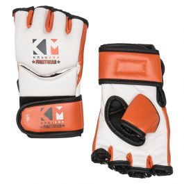 Krav Maga Fightgear Free Fight Gloves White